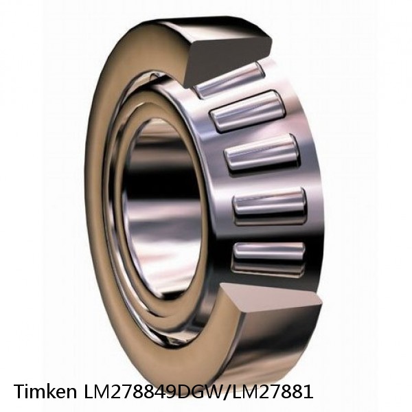 LM278849DGW/LM27881 Timken Tapered Roller Bearing
