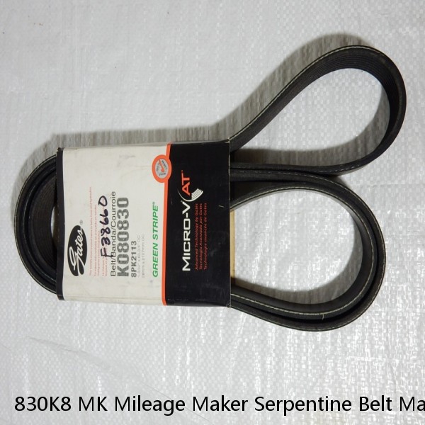 830K8 MK Mileage Maker Serpentine Belt Made In Canada Free Shipping