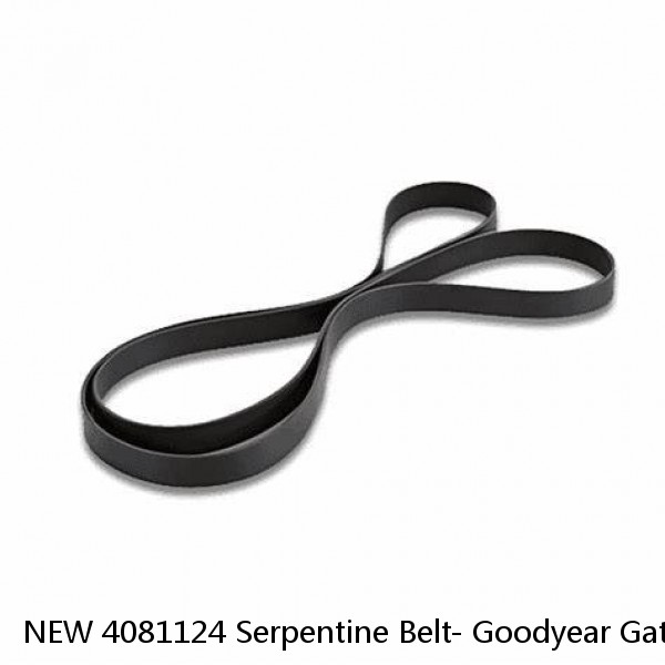 NEW 4081124 Serpentine Belt- Goodyear Gatorback The Quiet Belt